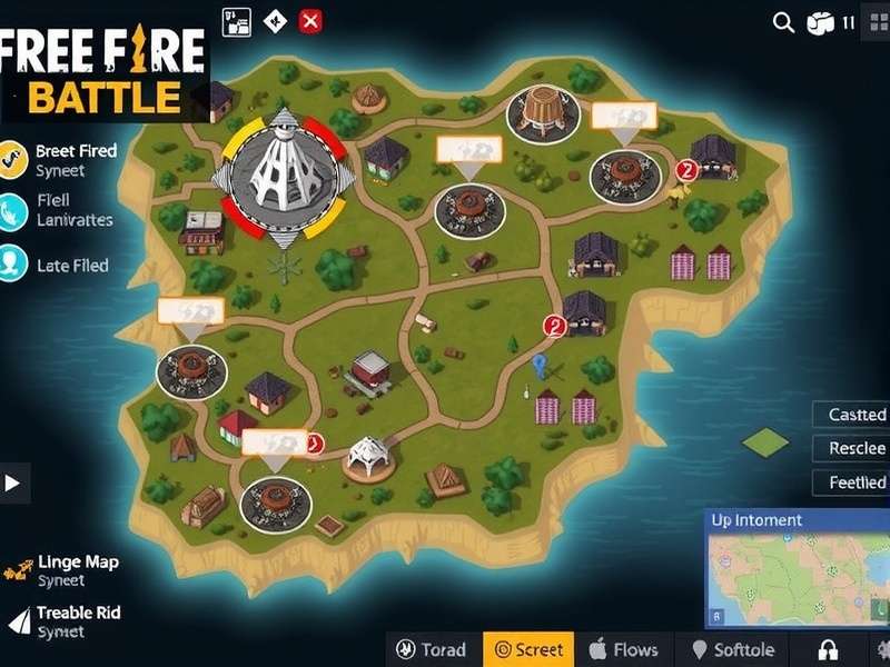 Best landing spots and strategies Free Fire Fierce Battle map guide