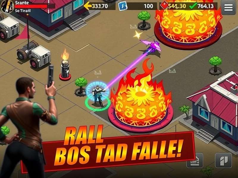 Intense battle royale action in Free Fire Fierce Battle Free Fire Fierce Battle gameplay screenshot